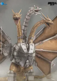HIYA TOYS Exquisite Basic Series None Scale 9 Inch Godzilla vs. King Ghidorah Mecha King Ghidorah Action Figure - Godzilla - photo 3