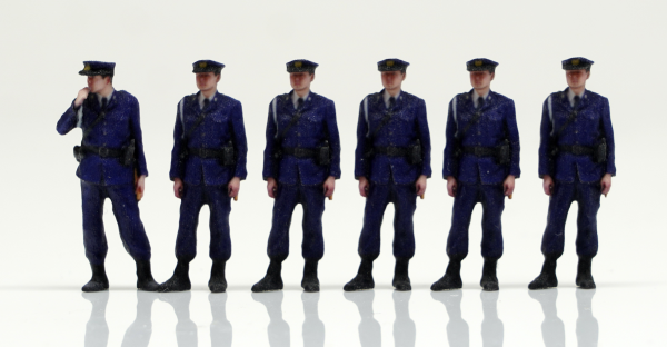 Mobile Police Patlabor 1/60 scale police officer 6 body set