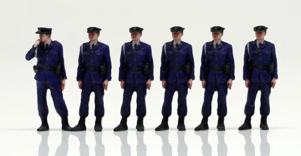 GENCO Mobile Police Patlabor 1/60 scale police officer 6 body set - Mobile Police Patlabor