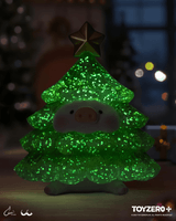 LuLu the Piggy - XL Sparkling Christmas Tree (Gold Green) 17