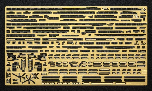Hasegawa [QG26] 1:350 IJN AIRCRAFT CARRIER AKAGI DETAIL UP ETCHING PARTS BASIC A - Kit Accessories