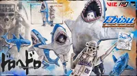 threezero Dorohedoro - FigZero Ebisu (Peace Sharks Mascot Version) - Dorohedoro - photo 1