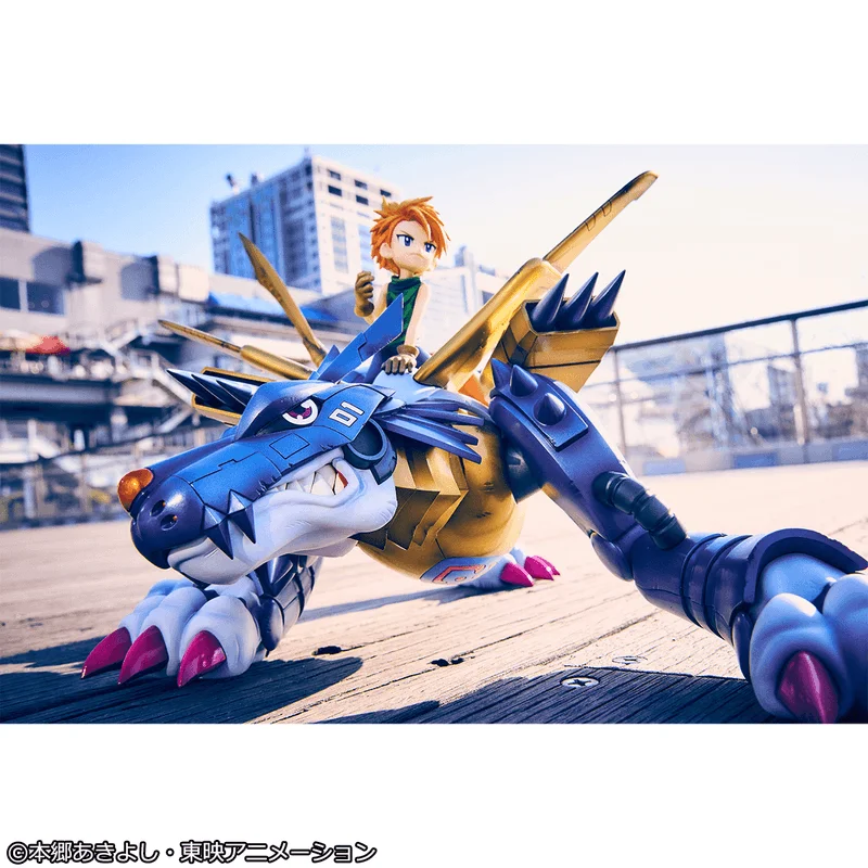 MegaHouse Precious G.E.M. Series Digimon Adventure Metal Garurumon & Ishida Yamato (Repeat) - Digimon