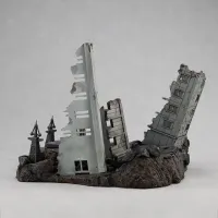 MegaHouse G Structure Ruins at New Yark (For 1/144 HG Models) - Mobile Suit Gundam - photo 8