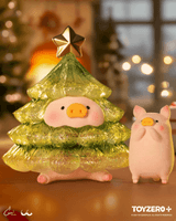 LuLu the Piggy - XL Sparkling Christmas Tree (Gold Green) 4
