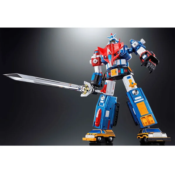 TAMASHII NATIONS GX-88 Vehicle Voltron (Armored Fleet Dairugger XV), Bandai Soul Of Chogokin - Voltron: Beast King GoLion