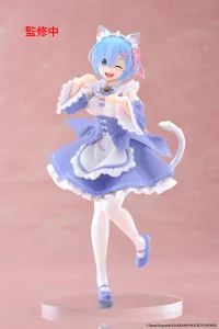 TAITO Re:Zero Starting Life in Another World Coreful Figure - Rem (Cat Maid Ver.) Renewal - Re:Zero Starting Life in Another World - photo 1