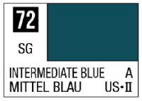 Mr. Color 72 - Intermediate Blue (Semi-Gloss/Aircraft) 1
