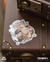 TOYZEROPLUS Moffy's - Mewky Sticker (Black Cat, Siamese Cat) - Mewky - photo 3