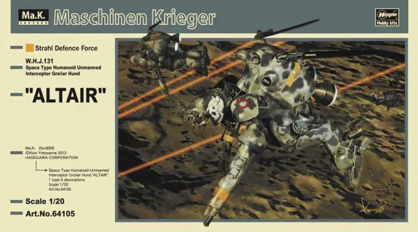(Maschinen Krieger)  1/20  Space Type Humanoid Unmanned Interceptor Großer Hund "ALTAIR"