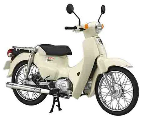 Fujimi [B-NX-No9] 1/12 Honda Super Cub110 (Classical White) - Scale Kits