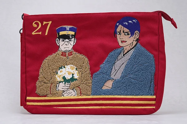 GOOD SMILE COMPANY Golden Kamuy Sagara Embroidery Handbag Tsukishima & Koito - GOLDEN KAMUY