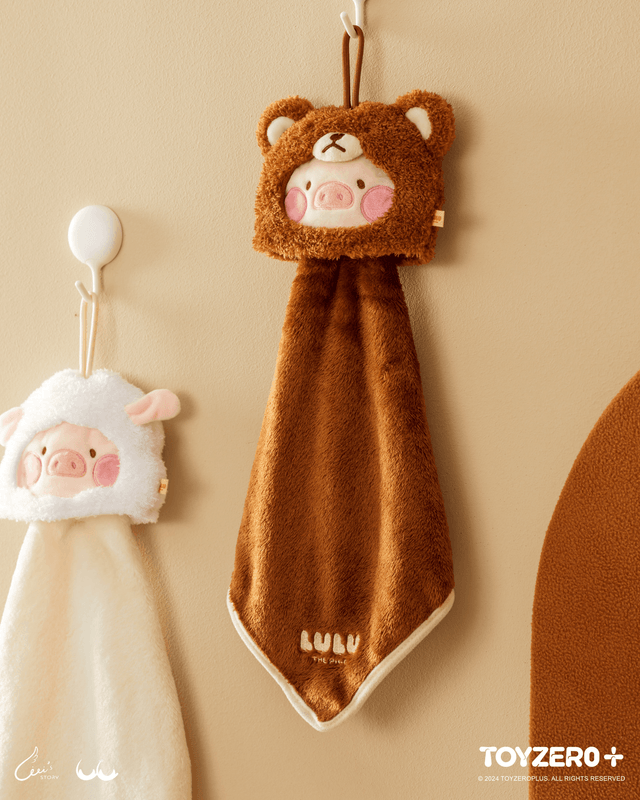 LuLu the Piggy Costume Series - Fluffy Hand-towel (Bear)