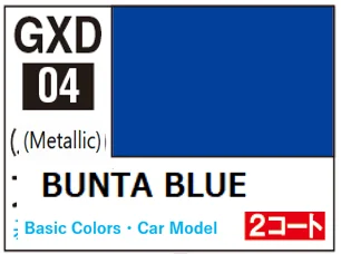 GSI Creos GXD04 - BUNTA BLUE - Paints