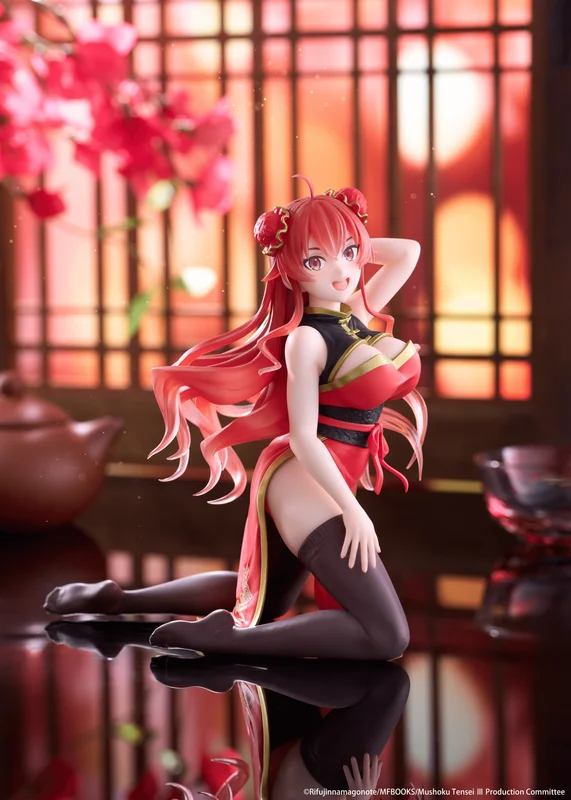 TAITO Mushoku Tensei: Jobless Reincarnation Desktop Cute Figure - Eris Greyrat (Chinese Dress Ver.) - Mushoku Tensei: Jobless Reincarnation