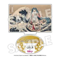 Presence CO., LTD. Katsushika Hokusai x Hatsune Miku Acrylic Stand - Hatsune Miku - photo 4