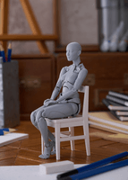 Nishimura Style Drawing Doll Olive Gray 3