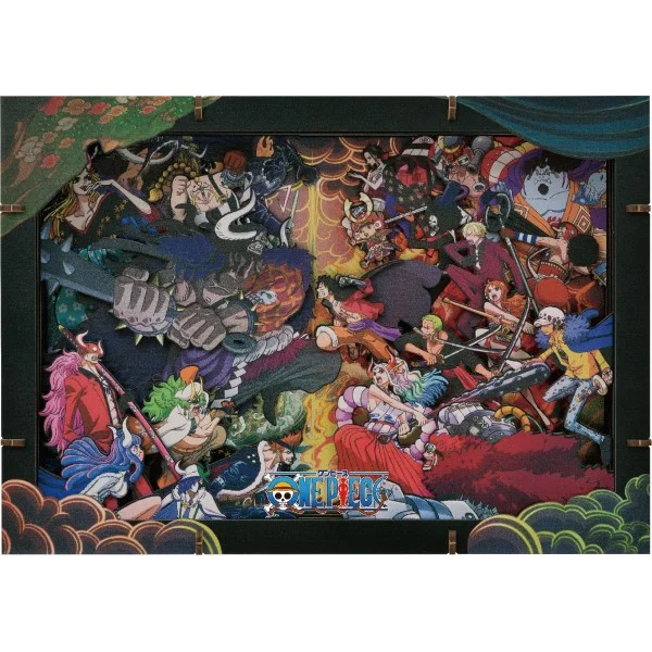 ENSKY [PT-WP07] ONE PIECE PAPER THEATER-Wood Style- Premium / Wanokuni - ONE PIECE