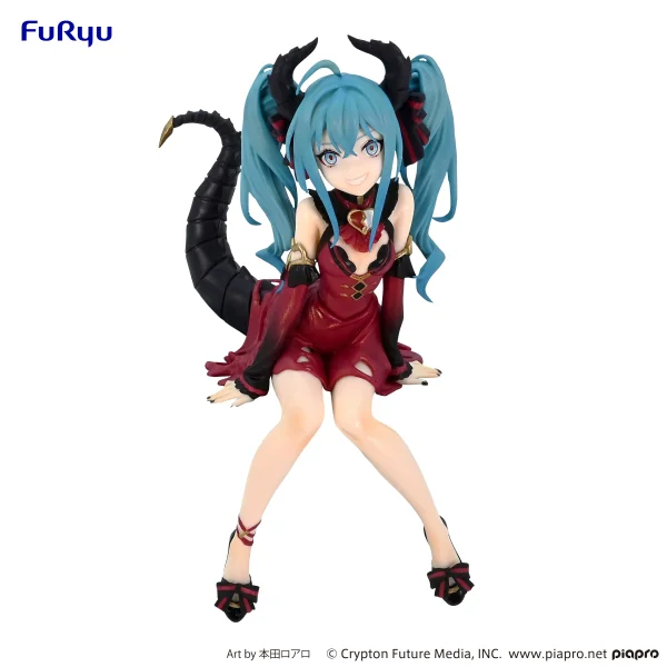 FuRyu Hatsune Miku Noodle Stopper Figure-Hatsune Miku・Villain・Red Color ver.-(re-run) - Hatsune Miku
