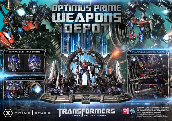 Prime 1 Studio Museum Masterline Transformers: Dark of the Moon (Film) Optimus Prime Weapons Depot - Transformers