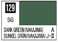 Mr Color Spray - S129 Dark Green Nakajima (Semi-Gloss/Aircraft)