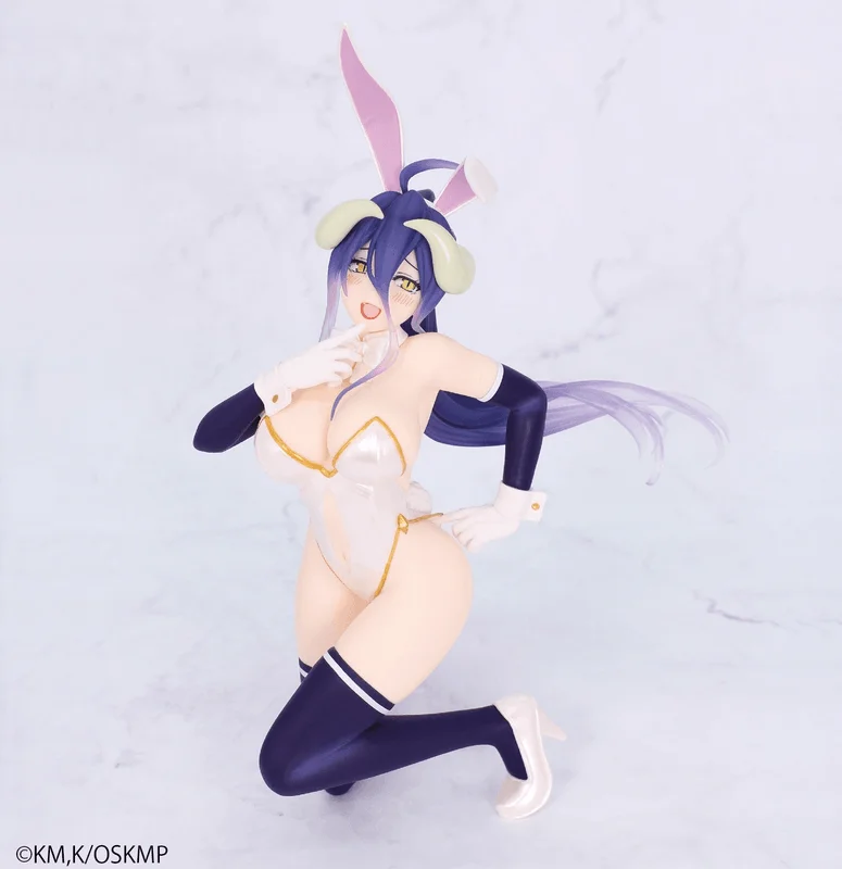 SYSTEM SERVICE OVERLORD ONE-SEVENTH CARAT FIGURE ALBEDO BUNNY WHITE VER. - Overlord