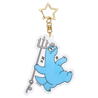 Gal & Dino Glow-in-the-Dark Acrylic Keychain Javelin Throwing 3