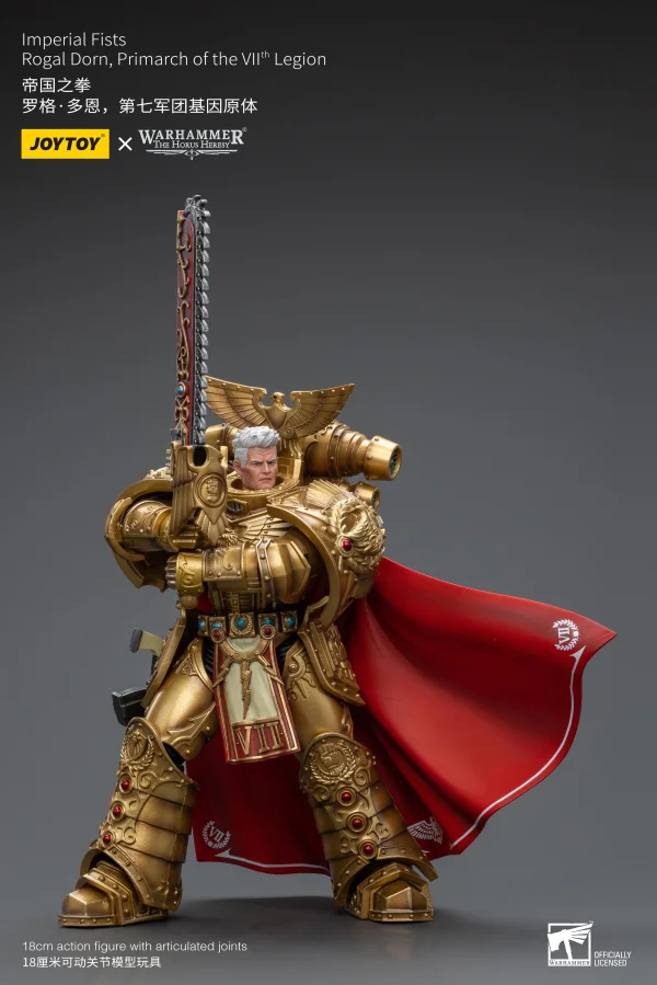 JOYTOY Imperial Fists  Rogal Dorn, Primarch of the Vll th Legion - Warhammer 40K