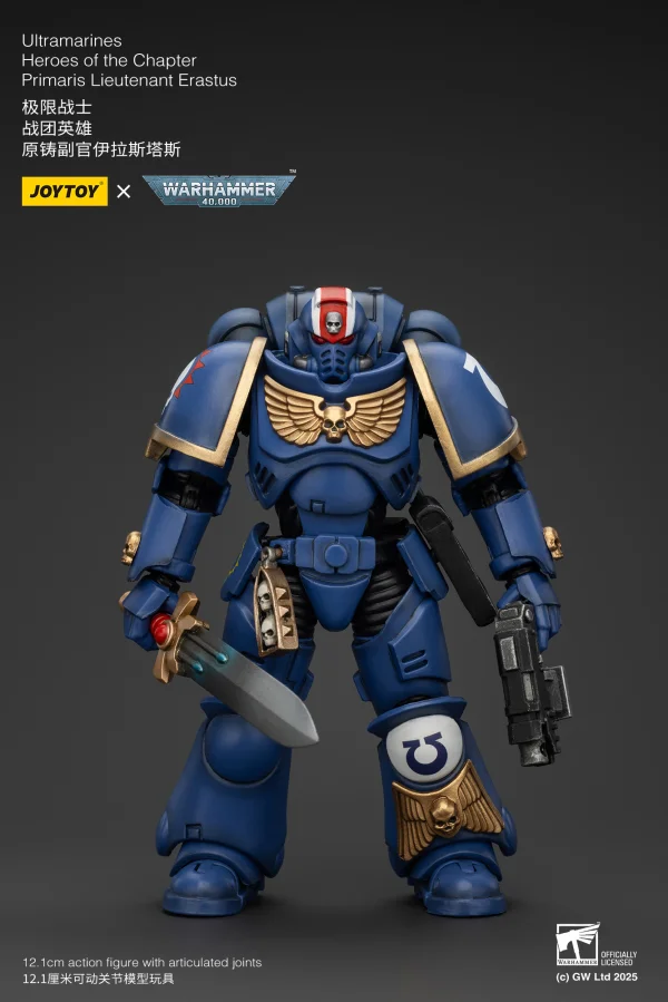 JOYTOY Ultramarines Heroes of the Chapter Primaris Lieutenant Erastus - Warhammer 40K