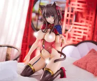 Pink-Cat Kuroneko - China dress cat - photo 12