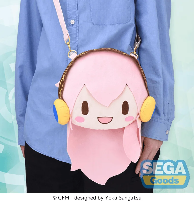 SEGA fuwa petit Megurine Luka Face Shoulder Bag (M) - Character Vocal Series