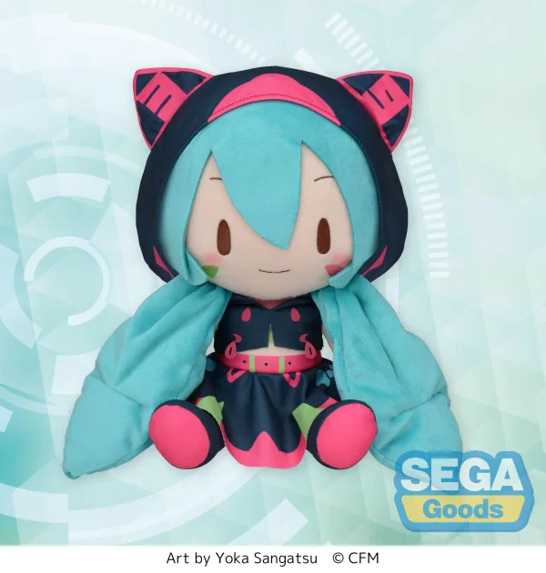 SEGA Fuwapuchi Hatsune Miku Series L Plush ~Live Stage~ - Hatsune Miku