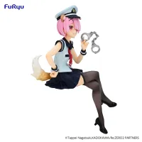 FuRyu Re:ZERO -Starting Life in Another World-　Noodle Stopper Figure -Ram Police Officer Cap with Dog Ears- - Re:ZERO -Starting Life in Another World- - photo 7