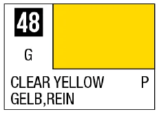 Mr Color Spray - S48 Clear Yellow (Gloss/Primary)