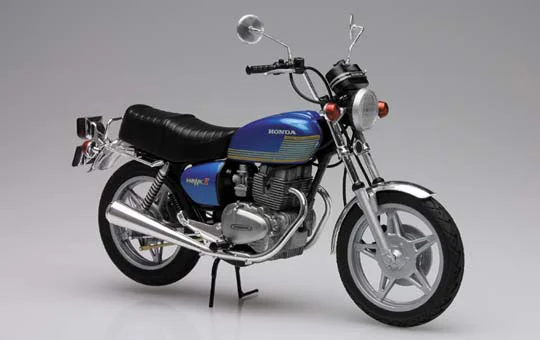 Aoshima NAKED BIKE: 1/12 Honda HAWK-II CB400T(1977) - Scale Kits
