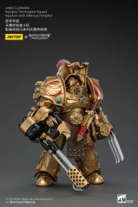 JOYTOY Legio Custodes Aquilon Terminator Squad Aquilon with Infernus Firepike - Warhammer 40K - photo 5