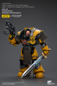 Imperial Fists Legion Cataphractii Terminator Squad Legion Cataphractii Sergeant with Power Sword 5