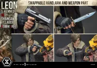 Prime 1 Studio Ultimate Premium Masterline Resident Evil 4 Leon S. Kennedy versus Chainsaw Villager Bonus Version - Video Games - photo 46