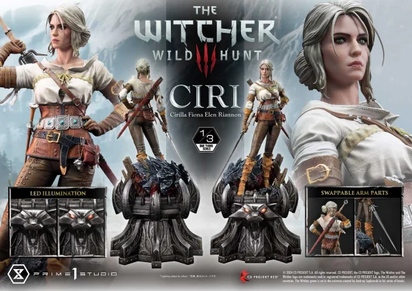 Prime 1 Studio Museum Masterline The Witcher 3: Wild Hunt Ciri Fiona Elen Riannon - Video Games