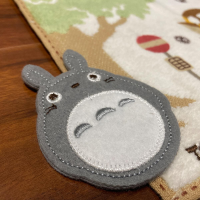 Totoro at Catbus Station Mini Towel 4