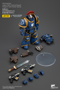 Ultramarines Legion MKIII Tactical Squad Sergeant with Power Sword 5