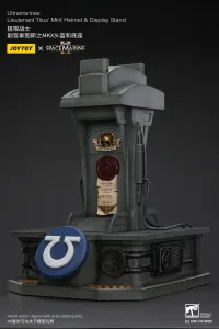 JOYTOY Ultramarines Lieutenant Titus' MKX Helmet & Display Stand - Warhammer 40K - photo 6