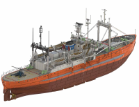 [HP001] 1/250 ANTARCTICA OBSERVATION SHIP SOYA "Antarctica Observatin 2nd Corps" (Super detail kit)	 5