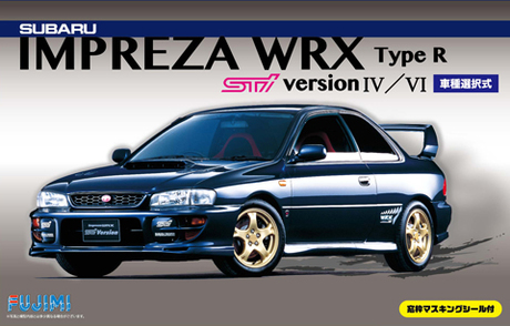 [ID-99] 1/24 Subaru Impreza Sti ver IV/VI w/Window Frame Masking Seal