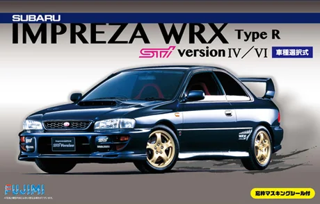 Fujimi [ID-99] 1/24 Subaru Impreza Sti ver IV/VI w/Window Frame Masking Seal - Scale Kits