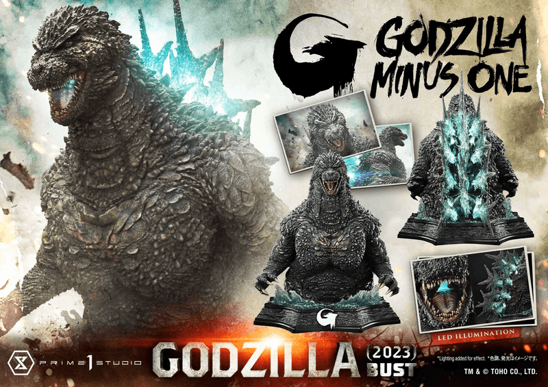 Life Size Bust GODZILLA MINUS ONE (Film) Godzilla (2023) 			