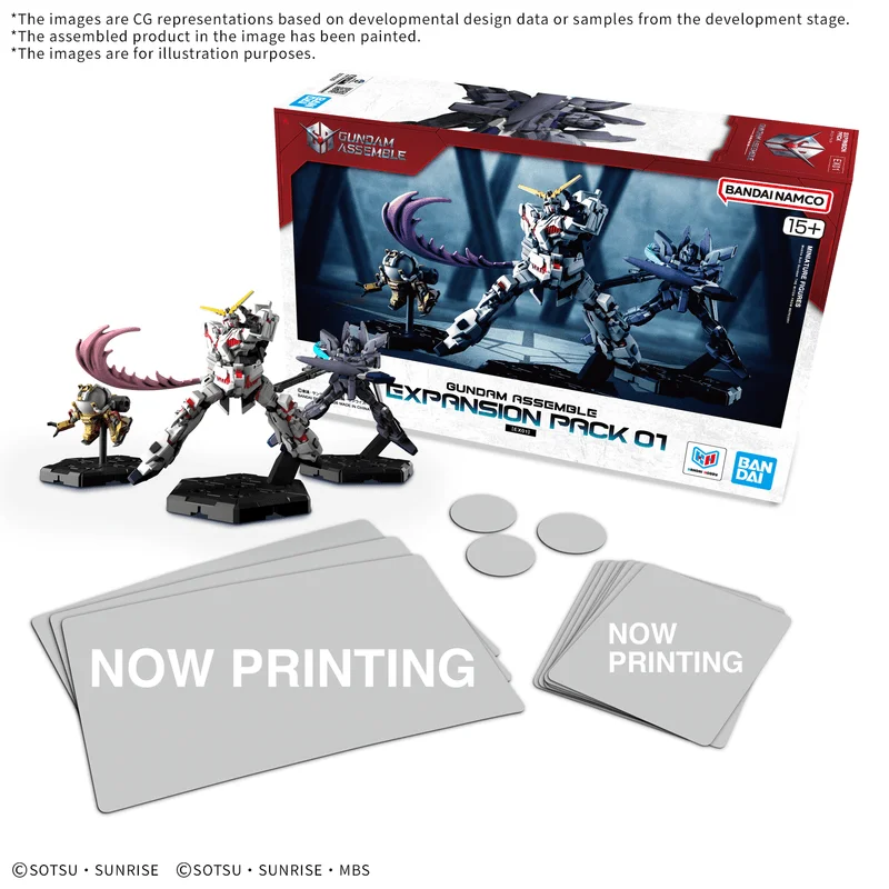BANDAI HOBBY GUNDAM ASSEMBLE EXPANSION PACK 01 [EX01] - Mobile Suit Gundam Unicorn / Narrative