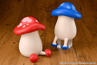 Soft Vinyl Walking Mushroom (Red) 8