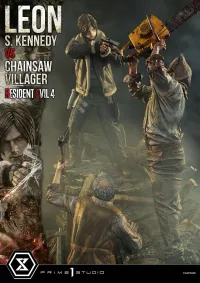 Prime 1 Studio Ultimate Premium Masterline Resident Evil 4 Leon S. Kennedy versus Chainsaw Villager - Video Games - photo 53