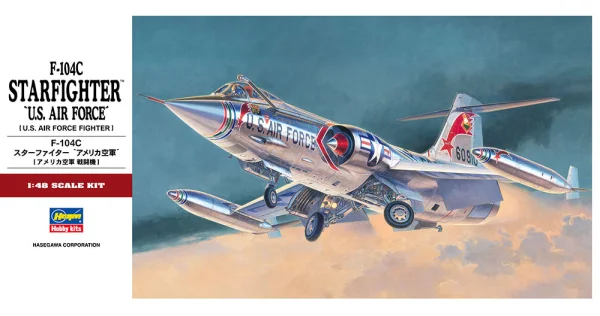 Hasegawa [PT19] 1:48 F-104C STARFIGHTER U.S. AIR FORCE - Scale Kits